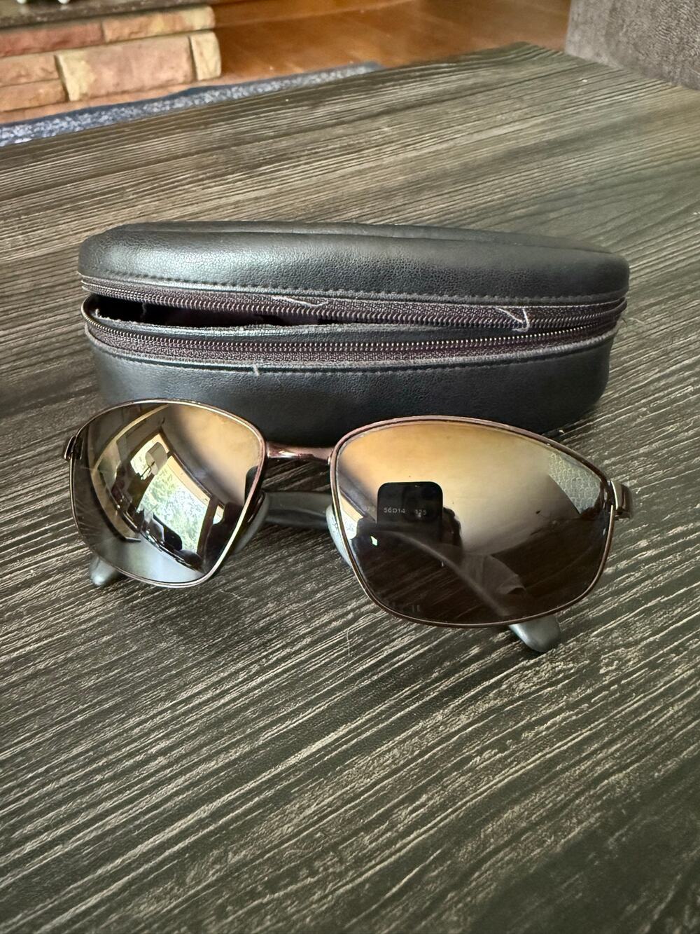 Vintage GEORGIO Armani Copper Brown Red Unisex Sunglasses (56-14)